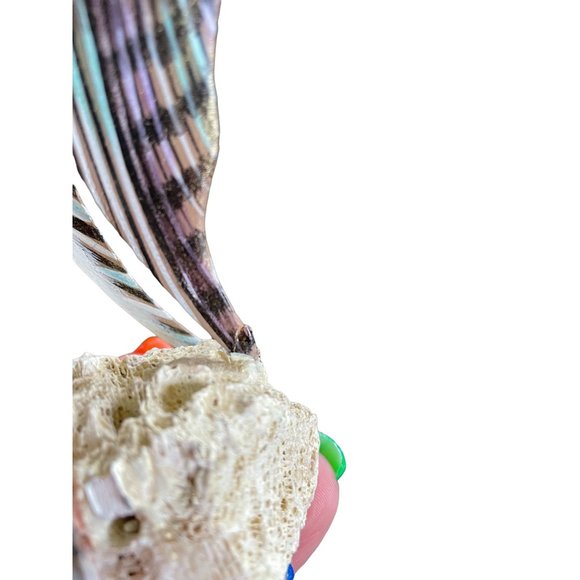 VTG 1970s Penco Angel Fish Figurine Statue Tropical Fish On Natural Coral READ - Picture 7 of 7